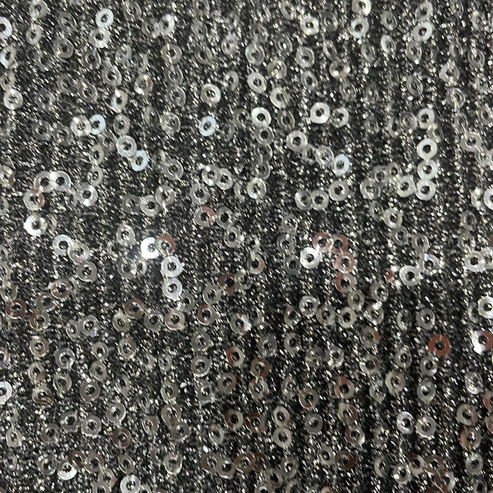 SOLD Sparkly Sequin Silver Top - Picture 5 of 5